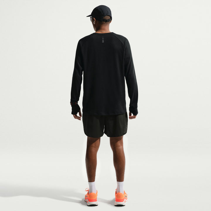 Nike Mens Dri-FIT 5" Brief-Lined Stride Plus Short - Off Noir/Black/Black/Reflective Black - SP26