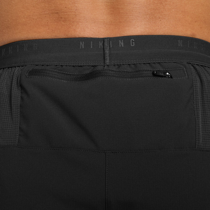 Short Nike Dri-FIT 5" pour hommes - Noir/Argent réfléchissant - HO25