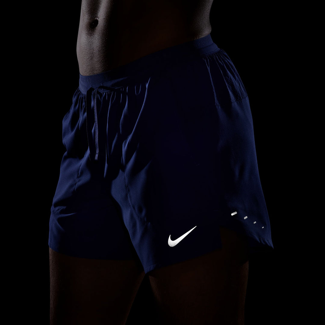 Nike Herren Dri-FIT 5" Brief-Lined Stride Short - Lapis/Reflektierendes Silber