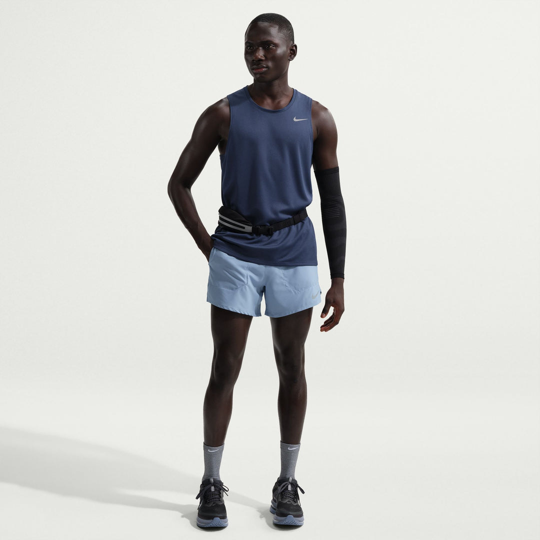 Nike Mens Dri-FIT 5" Brief-Lined Stride Short - Work Blue/Reflective Silver - SP26