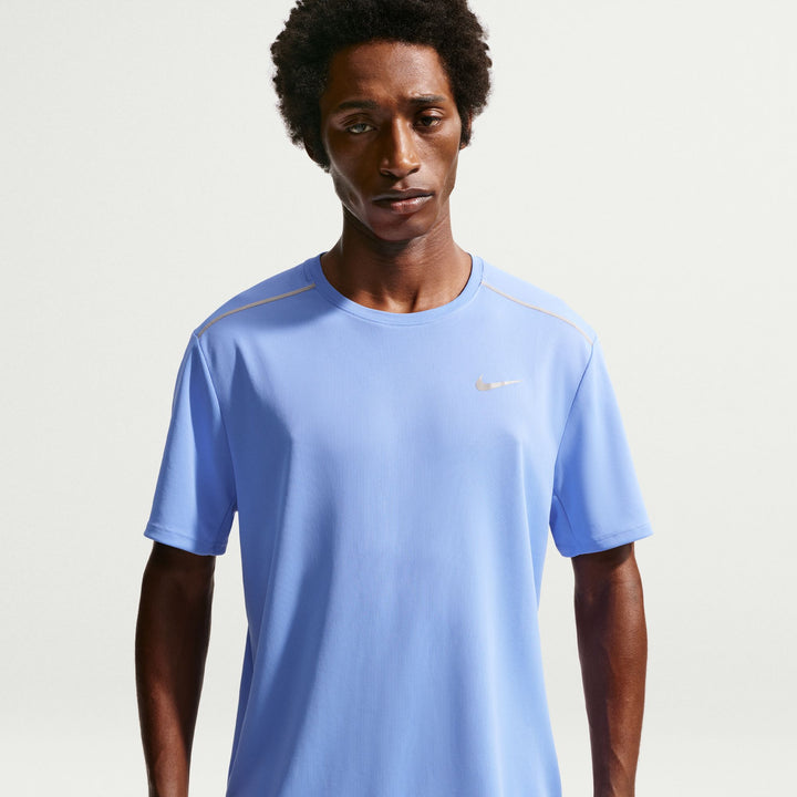 Nike Mens Dri-FIT UV Protection Miler Tee - Royal Pulse/Reflective Silver- SP26