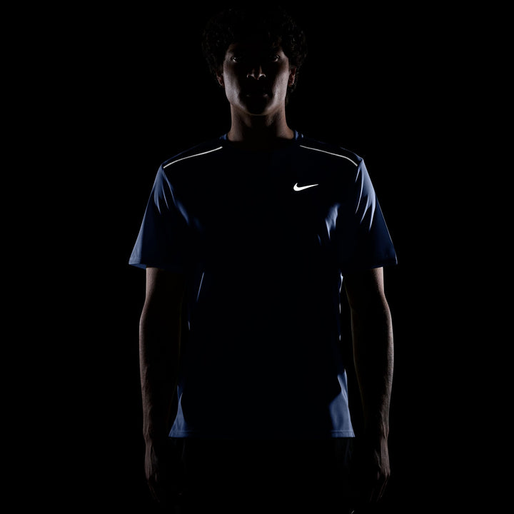 Nike Mens Dri-FIT UV Protection Miler Tee - Royal Pulse/Reflective Silver- SP26