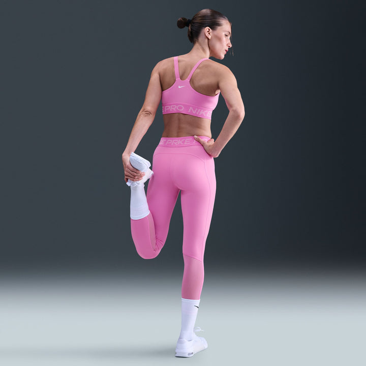 Nike Pro Women's Light-Support Non-Padded Sports Bra - Playful Pink/Pink Foam/White