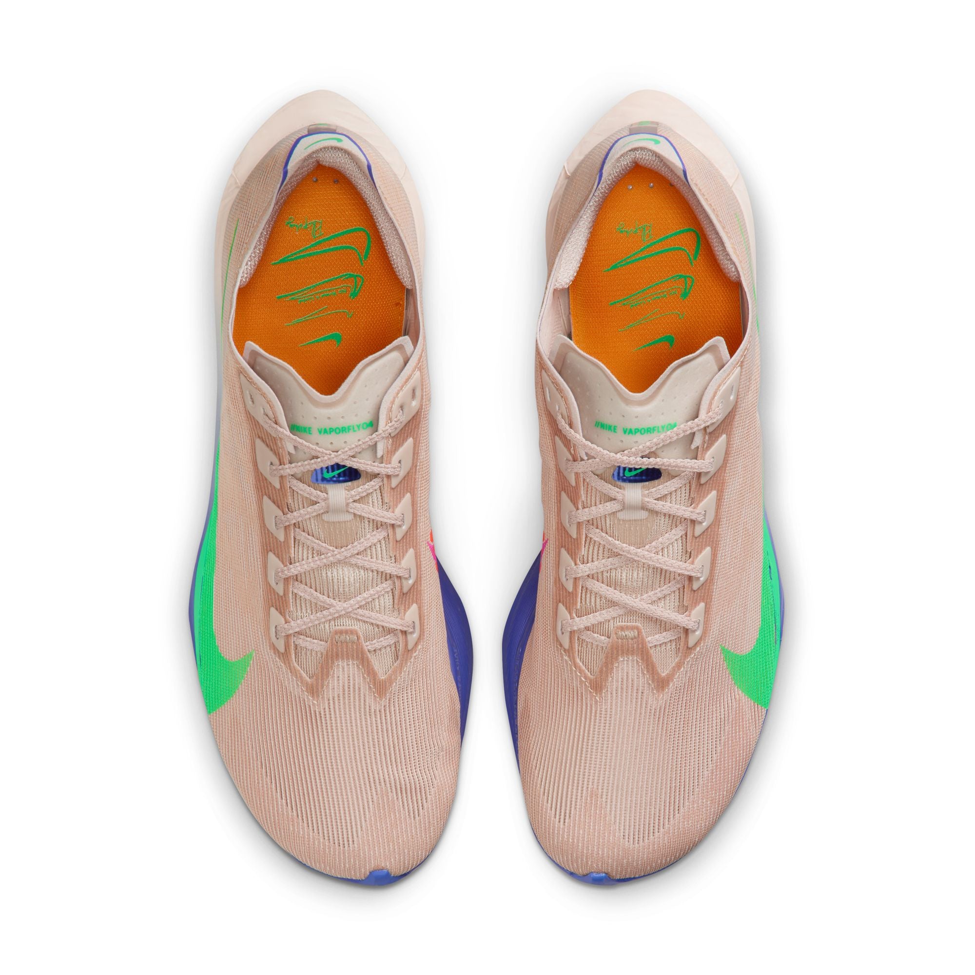 Nike Mens Vaporfly 4 Next% EK - Slit Red/Green Shock/Fire Pink
