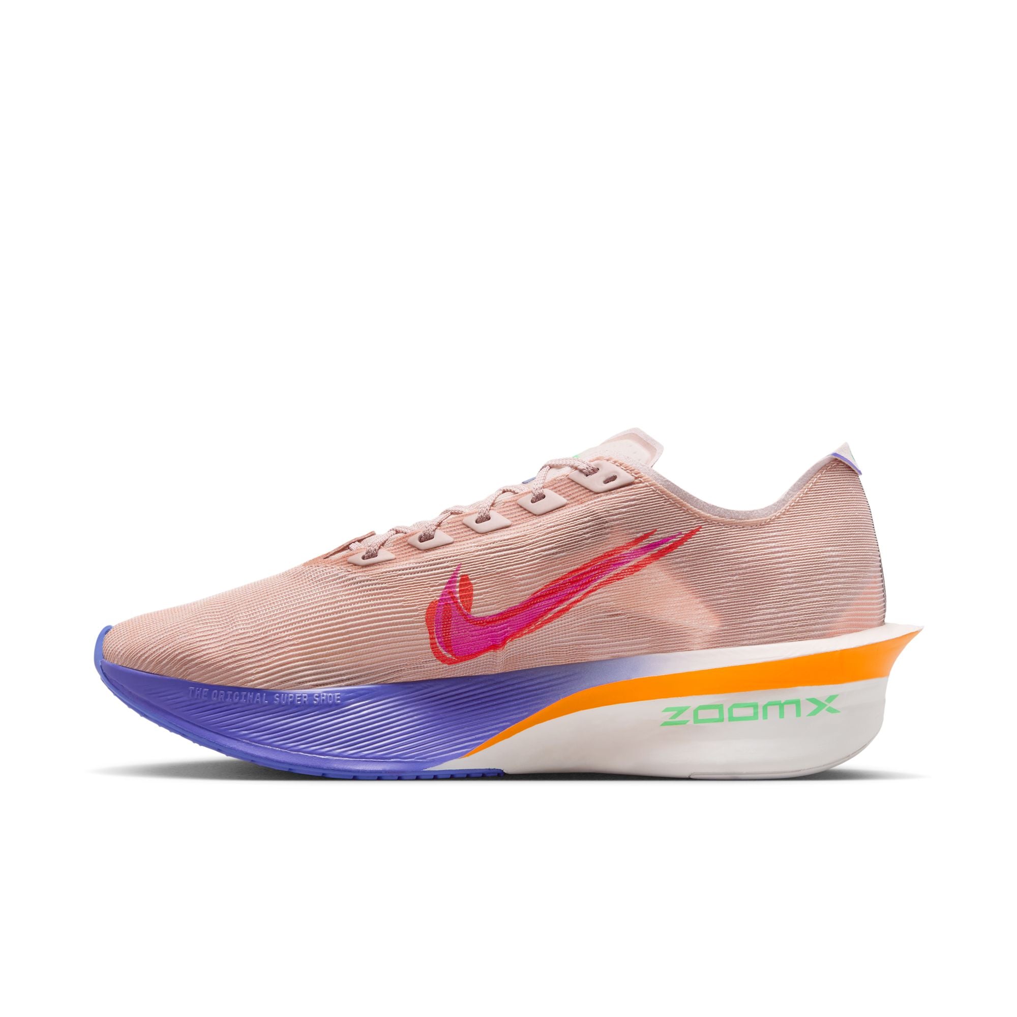 Nike Mens Vaporfly 4 Next% EK - Slit Red/Green Shock/Fire Pink