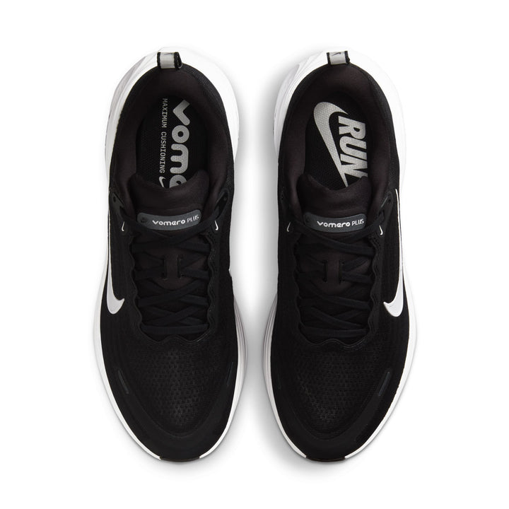 Nike Mens Vomero Plus Wide - 2E Width - Black/White/Cool Grey/Metallic Dark Grey - Neutral - AW25