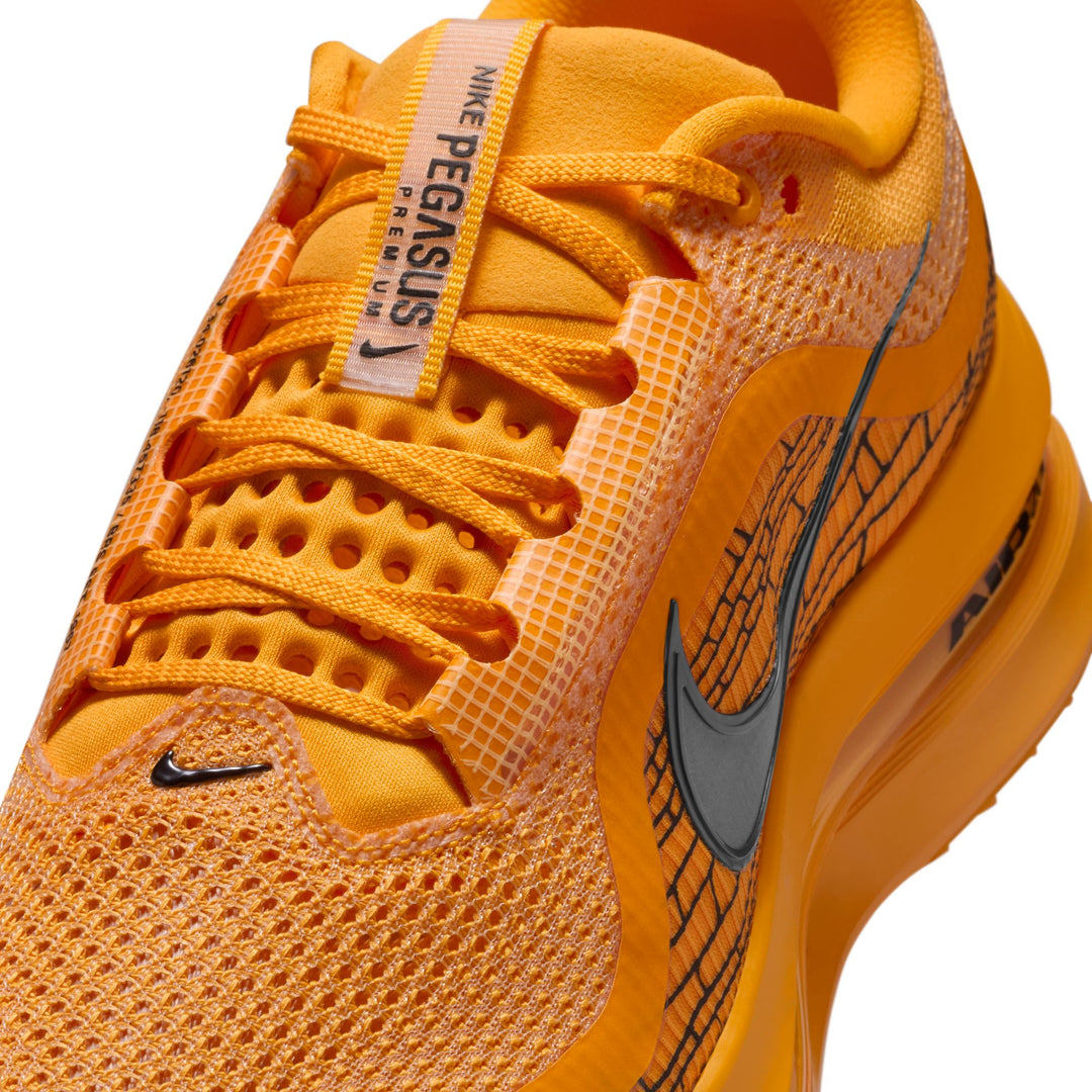 Nike Mens Pegasus Premium LV8 - University Gold/Black/Laser Orange - Neutral - AW25