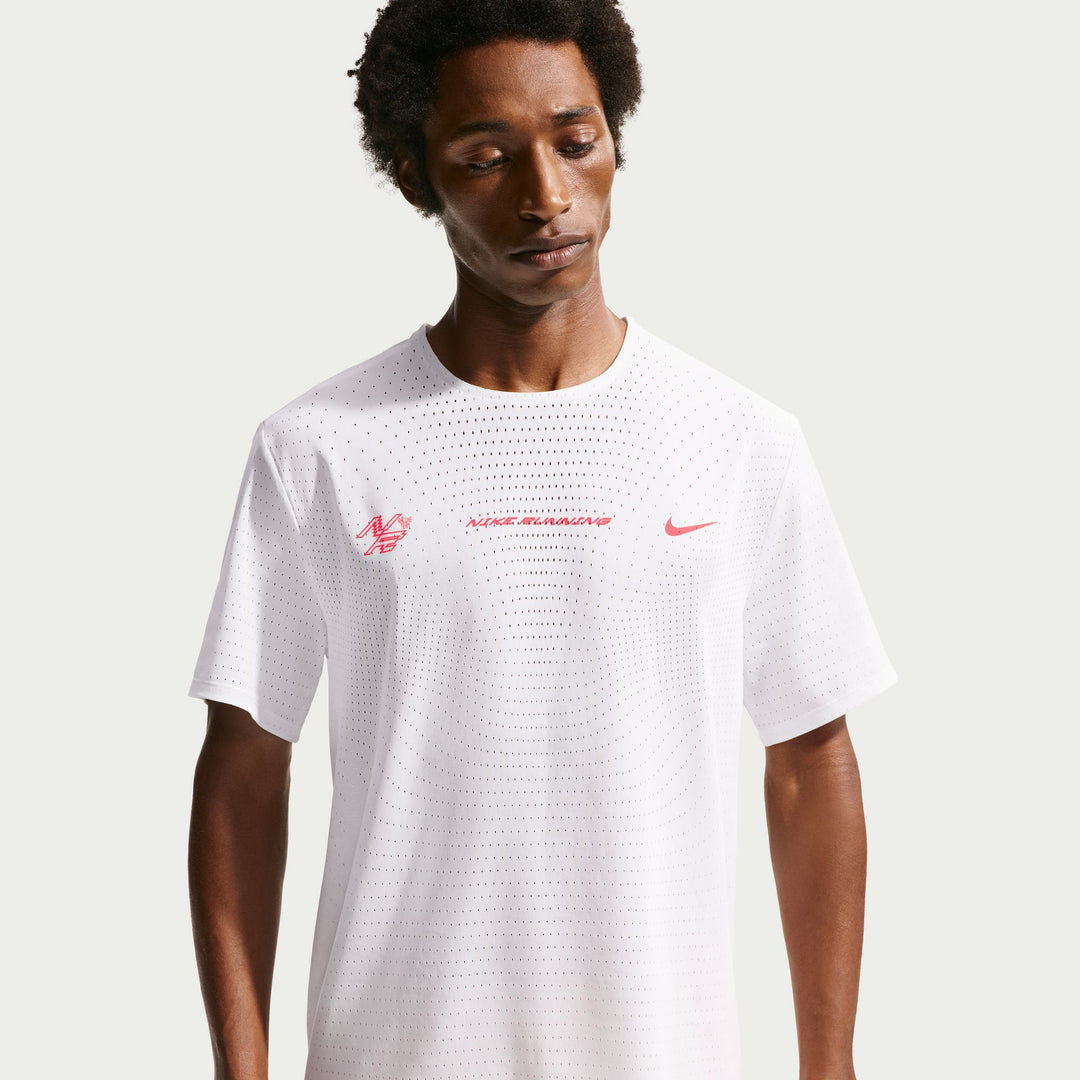 Nike Mens Dri-FIT ADV S/S AeroSwift Running Tee - Summit White - SP26