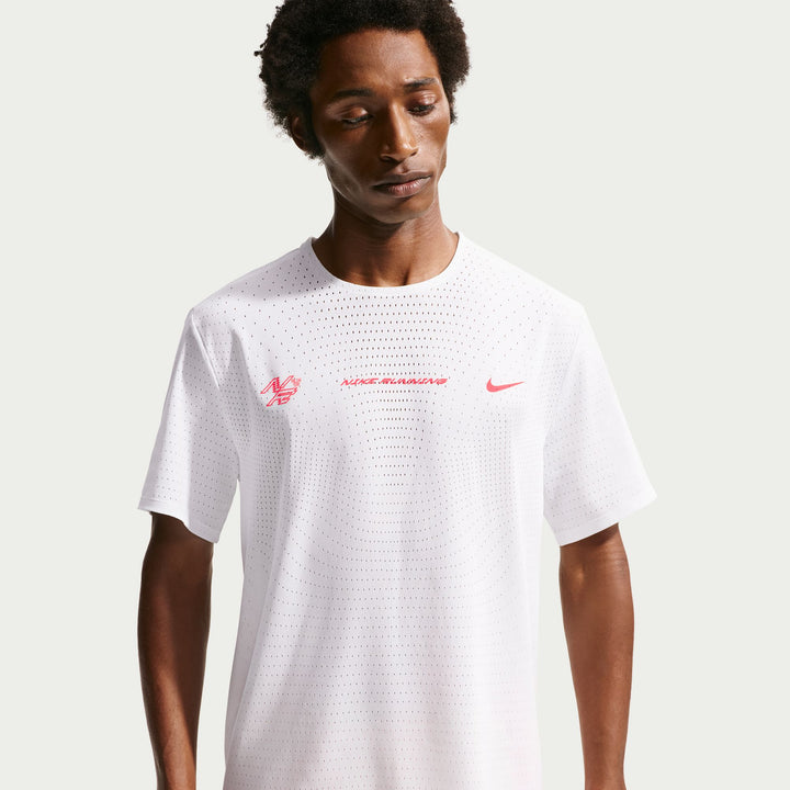 Nike Mens Dri-FIT ADV S/S AeroSwift Running Tee - Summit White - SP26