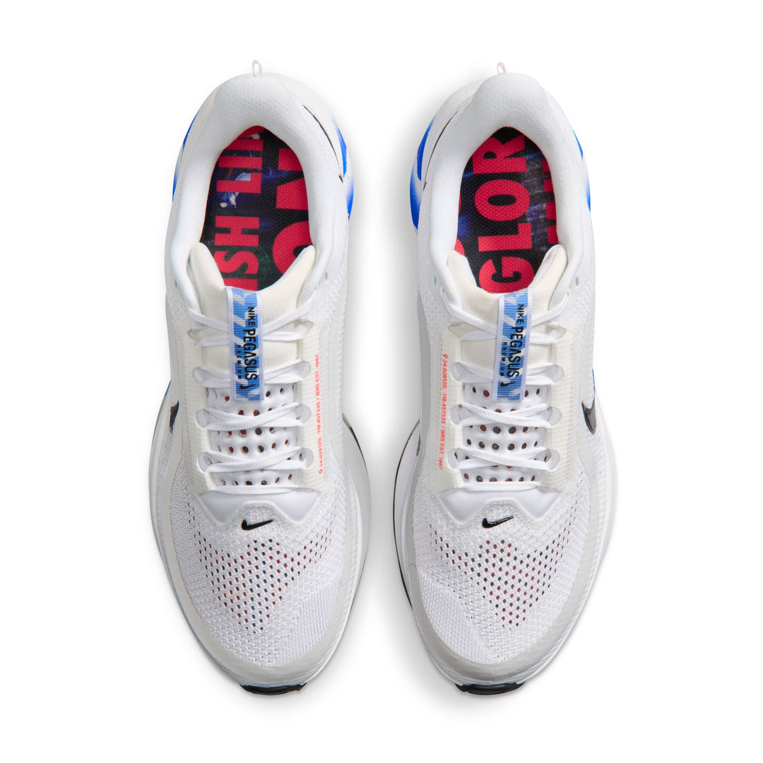Nike Mens Pegasus Premium - White/Black/Racer Blue - Neutral - SU26