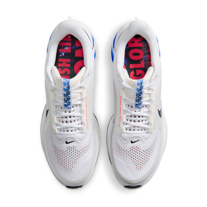 Nike Mens Pegasus Premium - White/Black/Racer Blue - Neutral - SU26