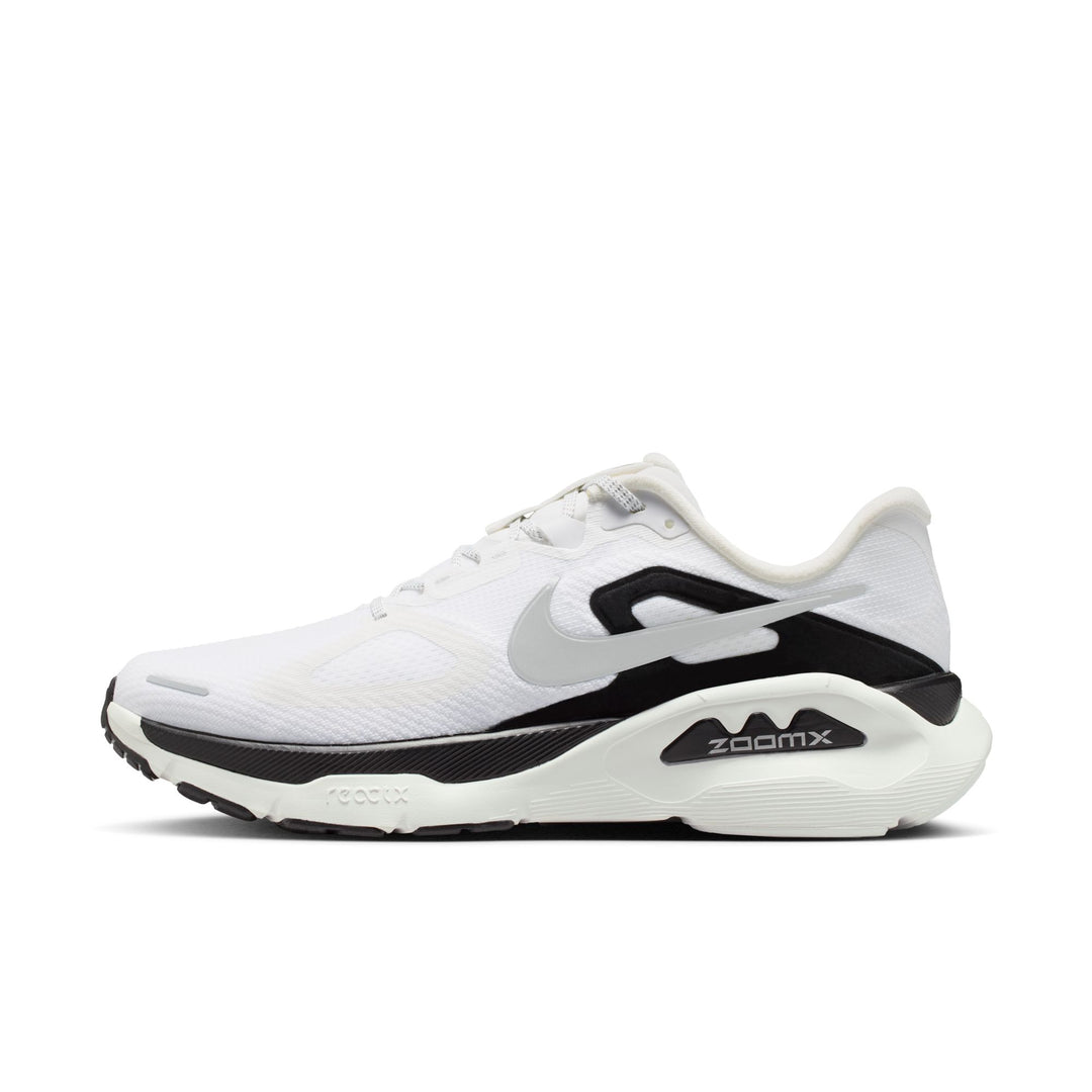 Nike Mens Structure Plus - Summit White/Metallic Silver/Black - Stability - SU26