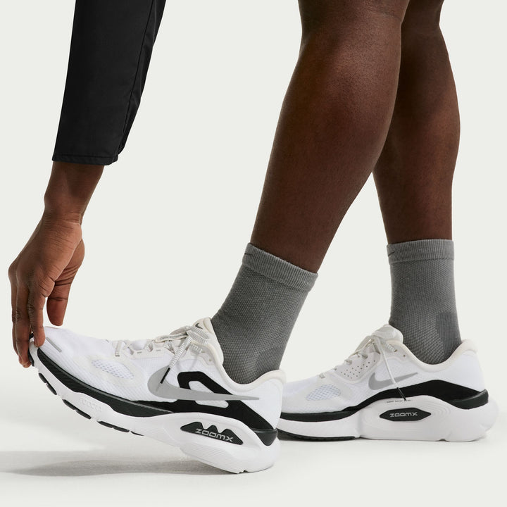 Nike Mens Structure Plus - Summit White/Metallic Silver/Black - Stability - SU26