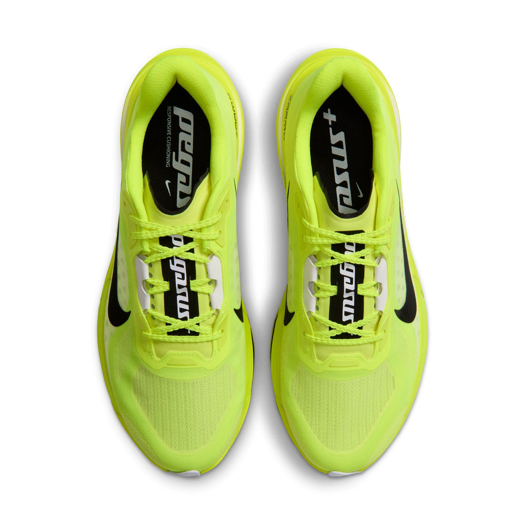 Nike Mens Pegasus Plus 2 - Lemon Venom/Black/White - Neutral - HO26