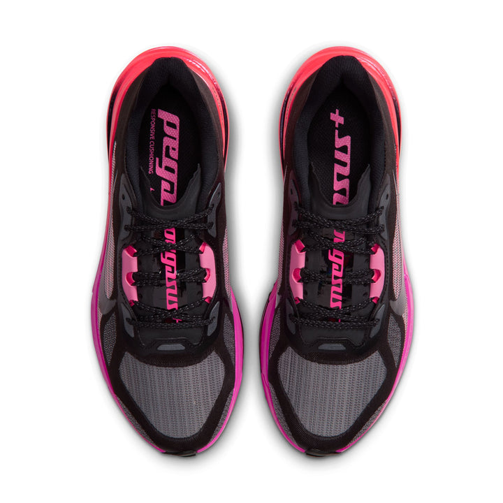 Nike Womens Pegasus Plus 2 - Black/Black/Hyper Pink/Laser Crimson - Neutral - HO26