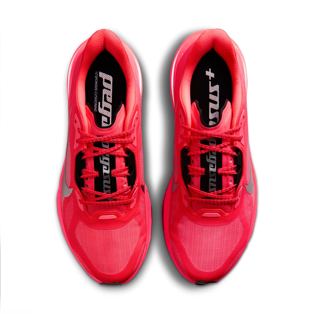 Nike Womens Pegasus Plus 2 - Flash Crimson/Metallic Silver/Black - Neutral - FA26