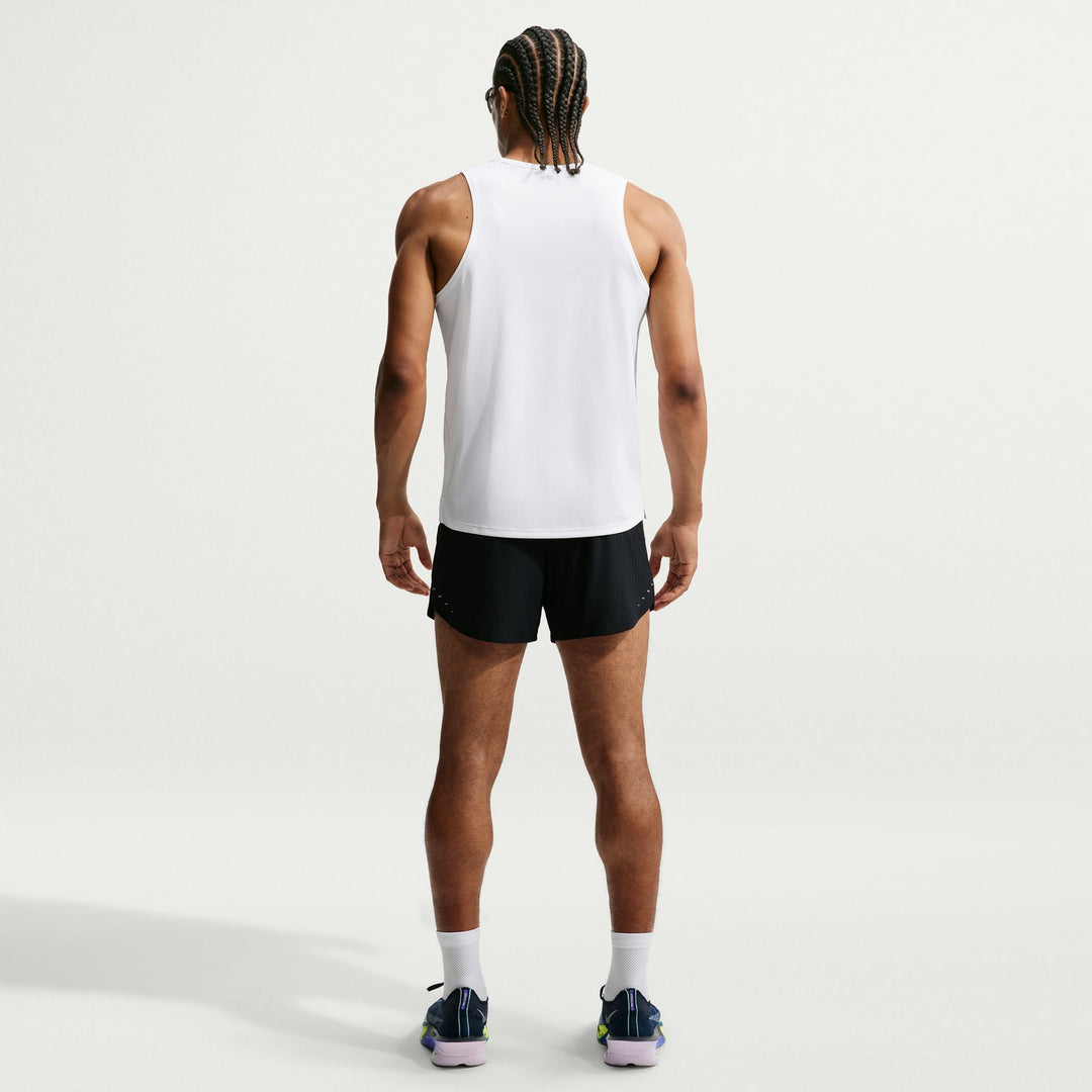 Nike Mens Aero-FIT 5" Brief-Lined Stride Short - Black/Reflective Silver
