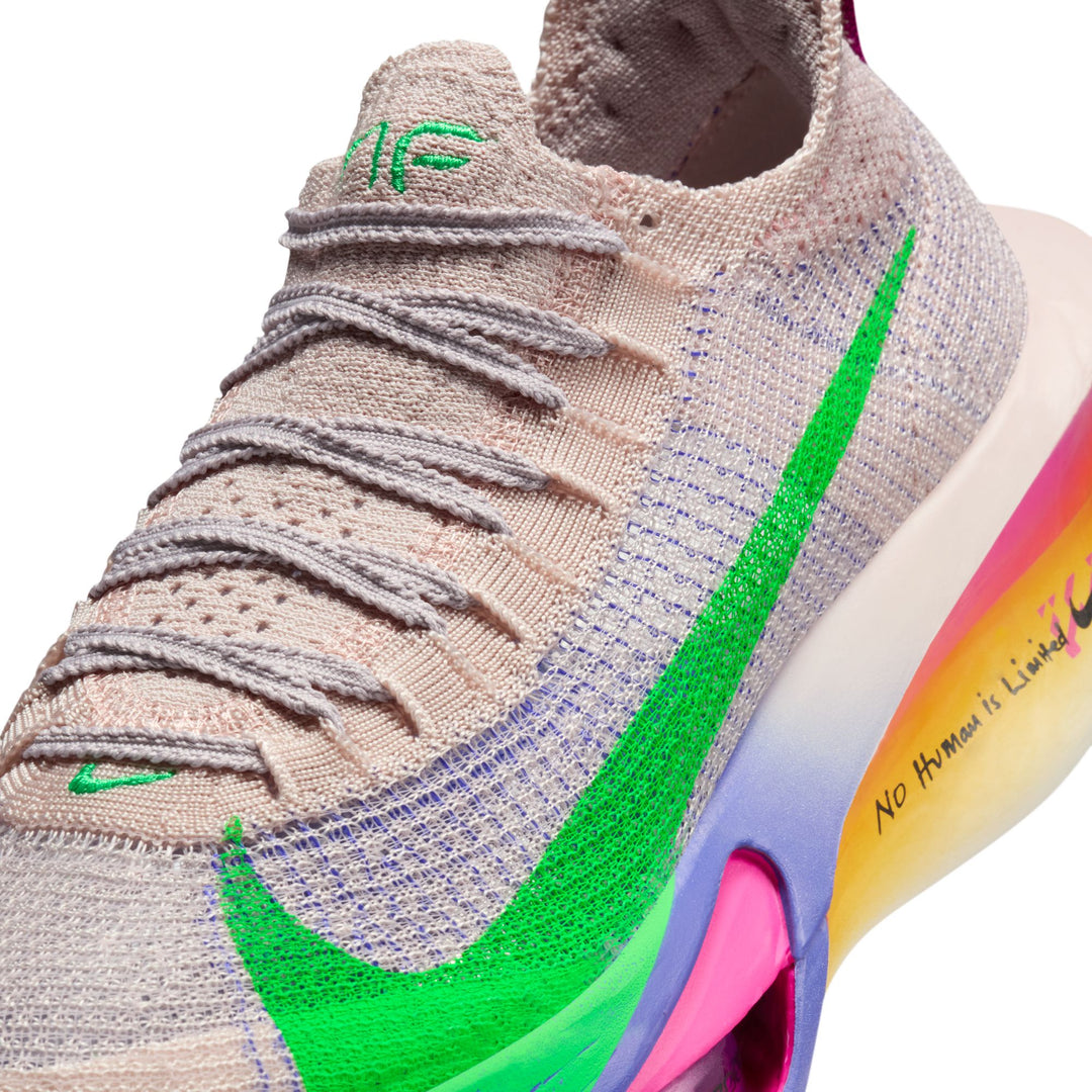 Nike Womens Alphafly 3 "Eliud Kipchoge" - Silt Red/Green Shock/Bright Ceramic - Neutral - HO25