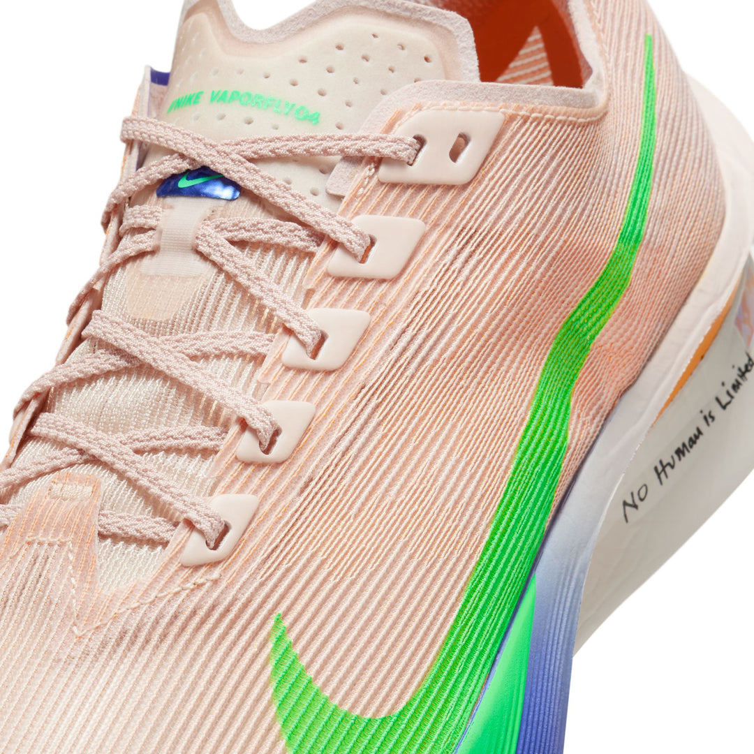 Nike Womens Vaporfly 4 Next% "Eliud Kipchoge" - Silt Red/Green Shock/Fire Pink - Neutral - HO25