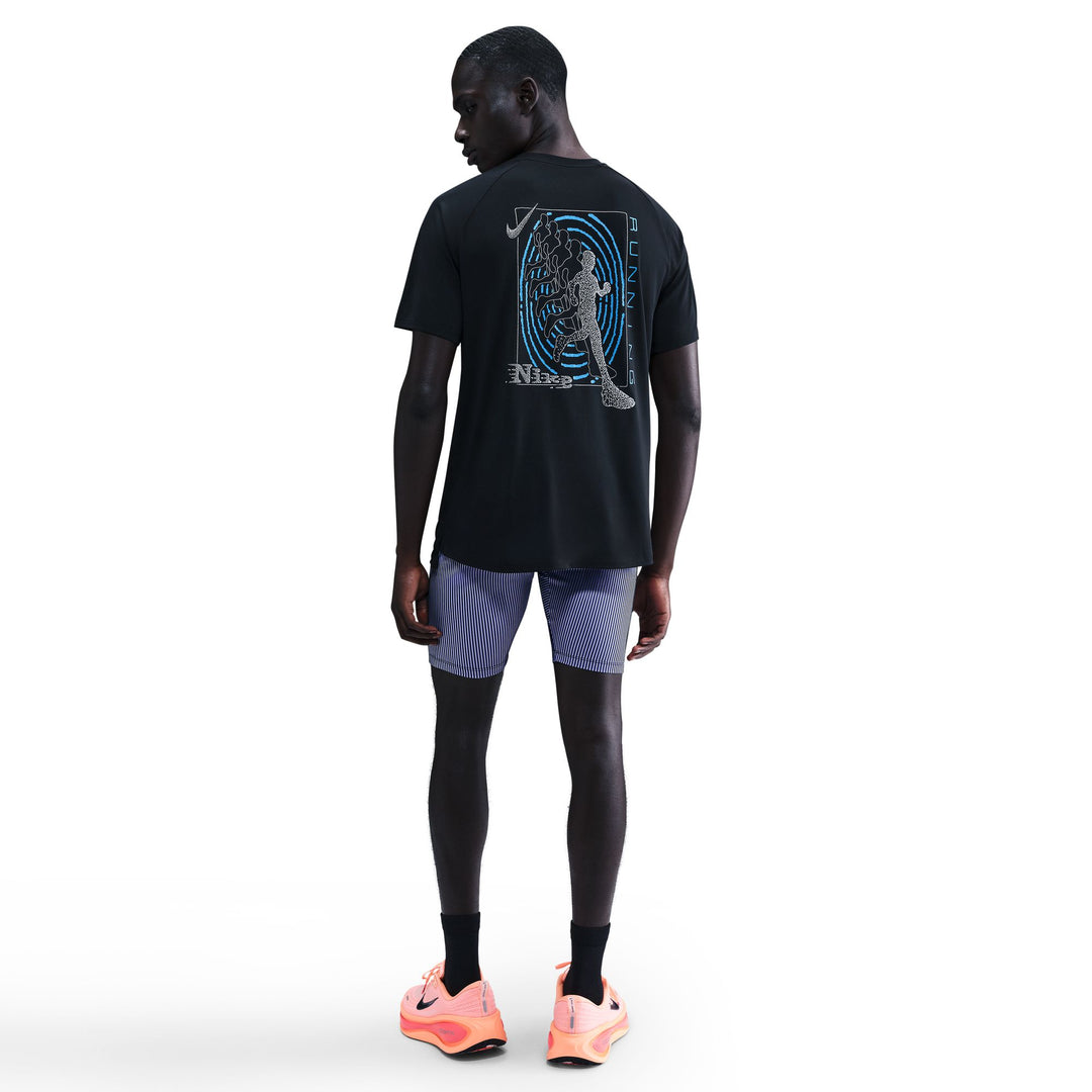 Nike Mens Stride Energy SS Tee - Black - FA25