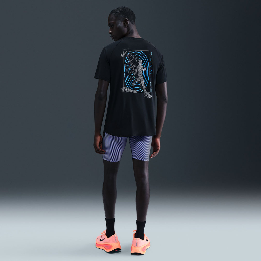Nike Mens Stride Energy SS Tee - Black - FA25