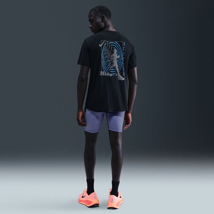 Nike Mens Stride Energy SS Tee - Black - FA25