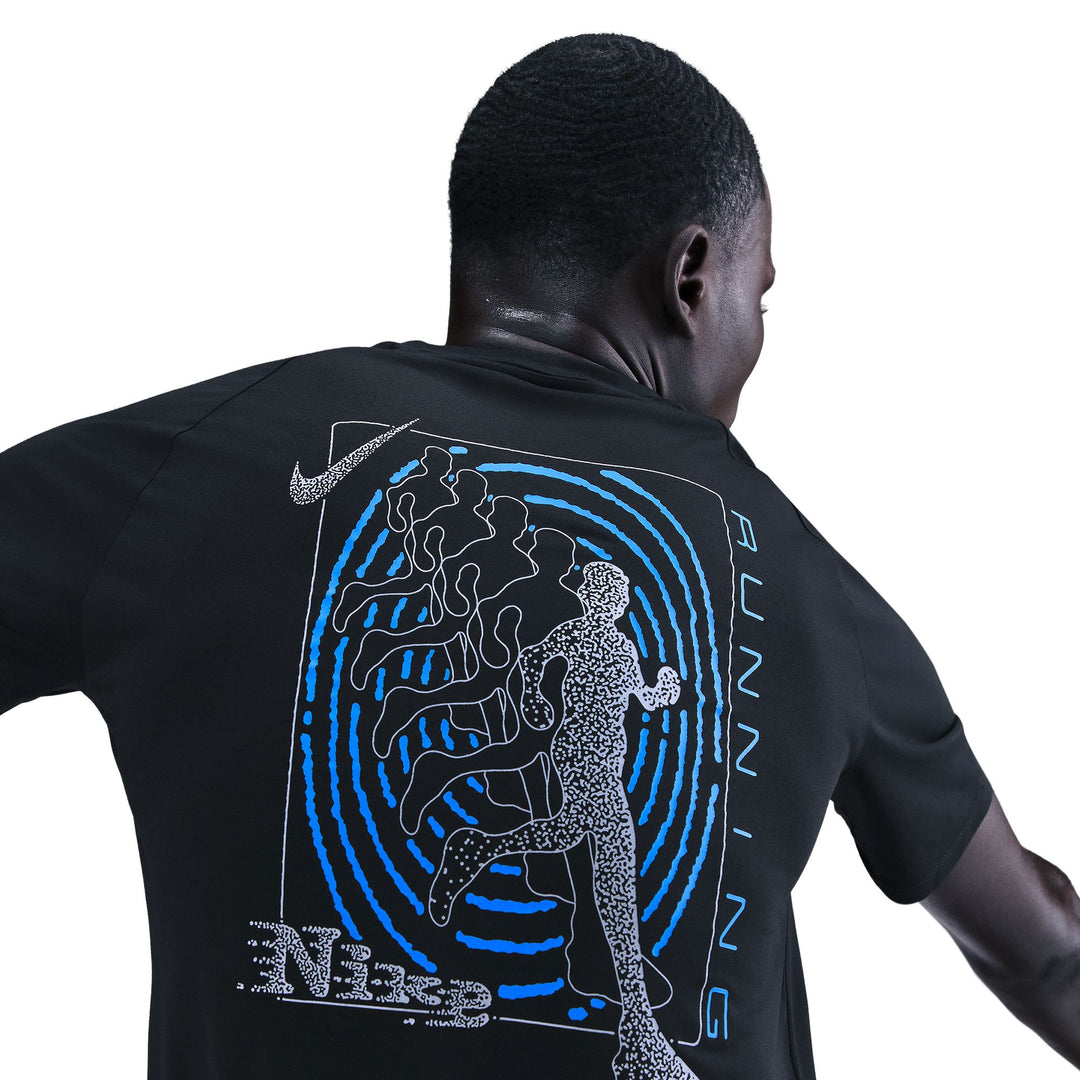 Nike Mens Stride Energy SS Tee - Black - FA25