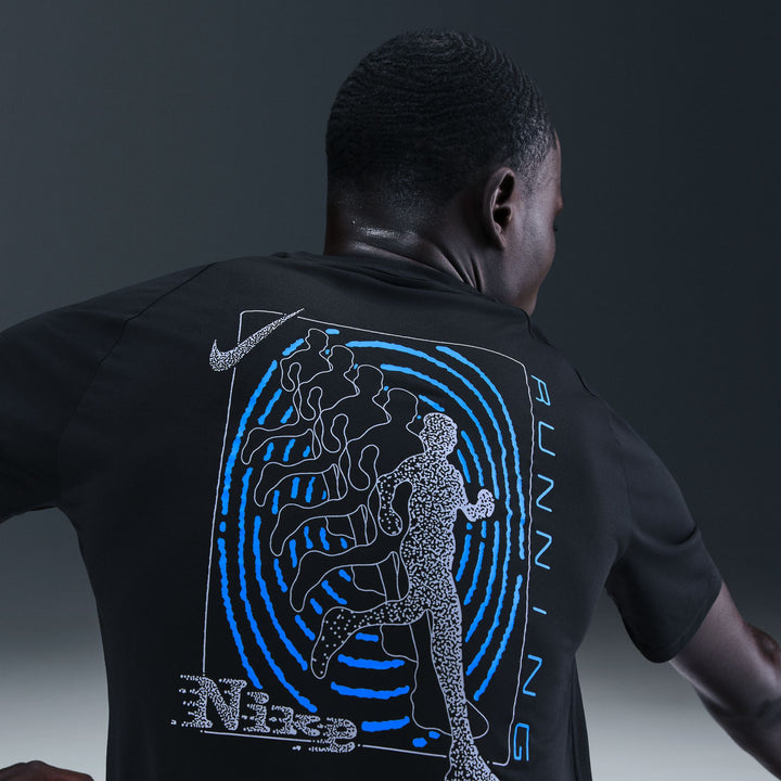 Nike Mens Stride Energy SS Tee - Black - FA25