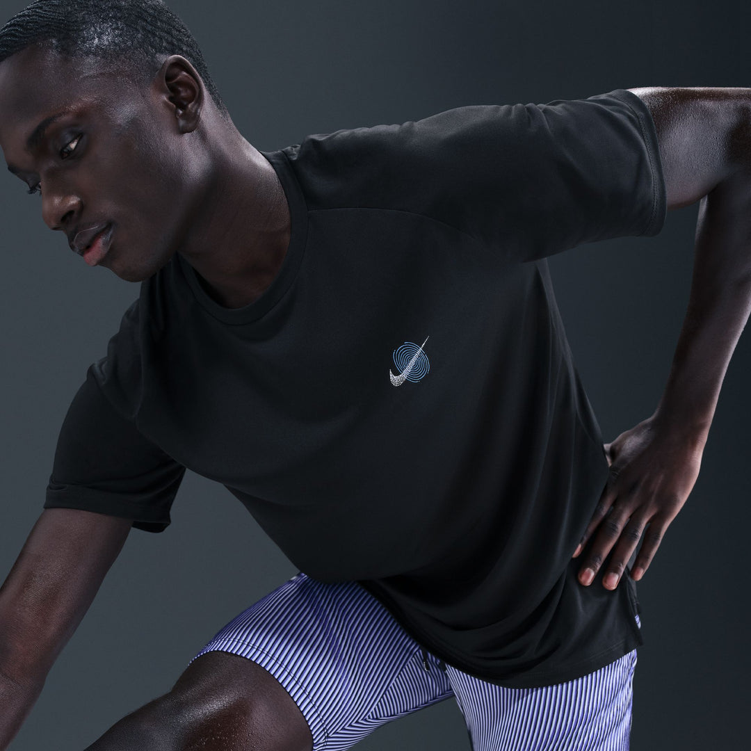 Nike Mens Stride Energy SS Tee - Black - FA25