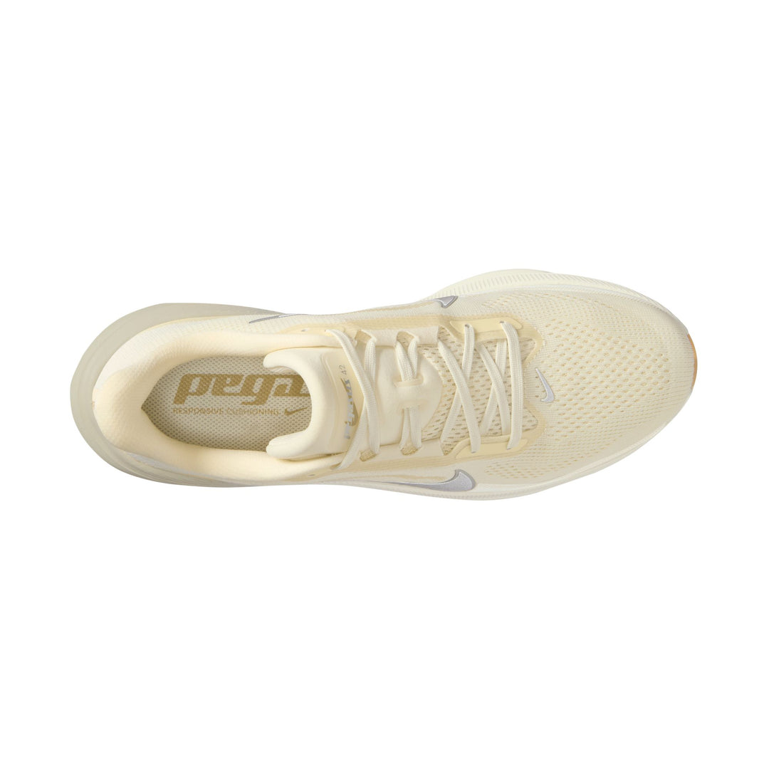 Nike Mens Pegasus 42 - Coconut Milk/Metallic Silver/Light Khaki - Neutral - FA26