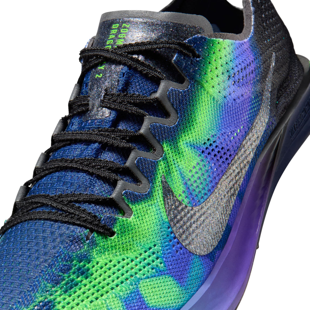 Nike ZoomX Dragonfly 2 Spikes GLAM – Fierce Purple/Schwarz/Electric Green – SP26