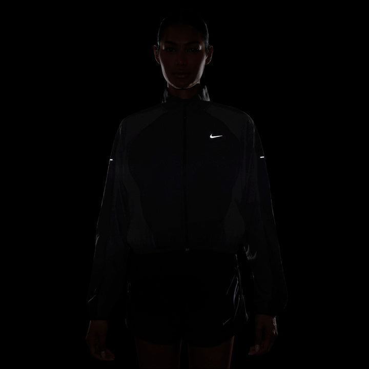 Nike Womens Repel UV Swift Jacket - Black/Iron Grey/Reflective Silver - HO25
