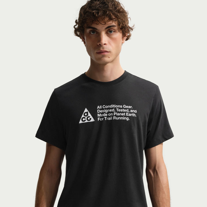 Nike Mens ACG Dri-FIT Trail Running Tee - Black - SU26