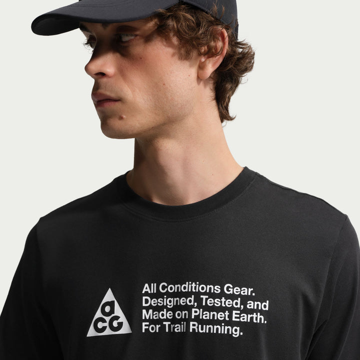 Nike Mens ACG Dri-FIT Trail Running Tee - Black - SU26