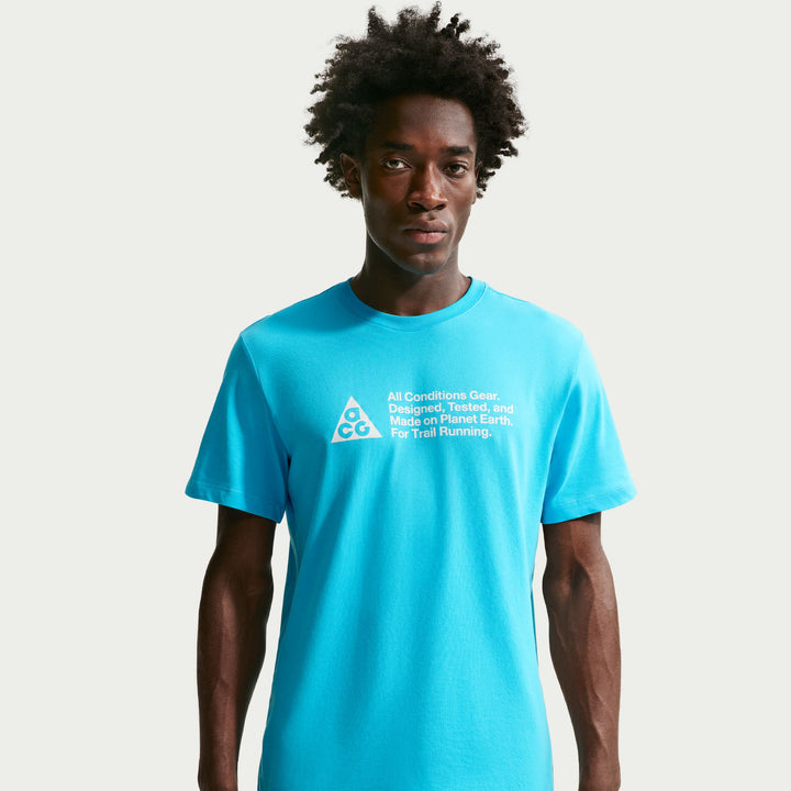 Nike Mens ACG Dri-FIT Trail Runnning Tee - Baltic Blue - SU26