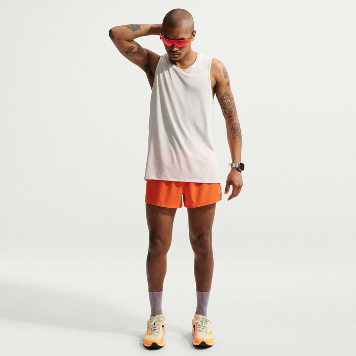 Nike Mens ACG "Trailwind" Dri-FIT ADV Trail Running Short - Safety Orange/Safety Orange/Summit White - FA26