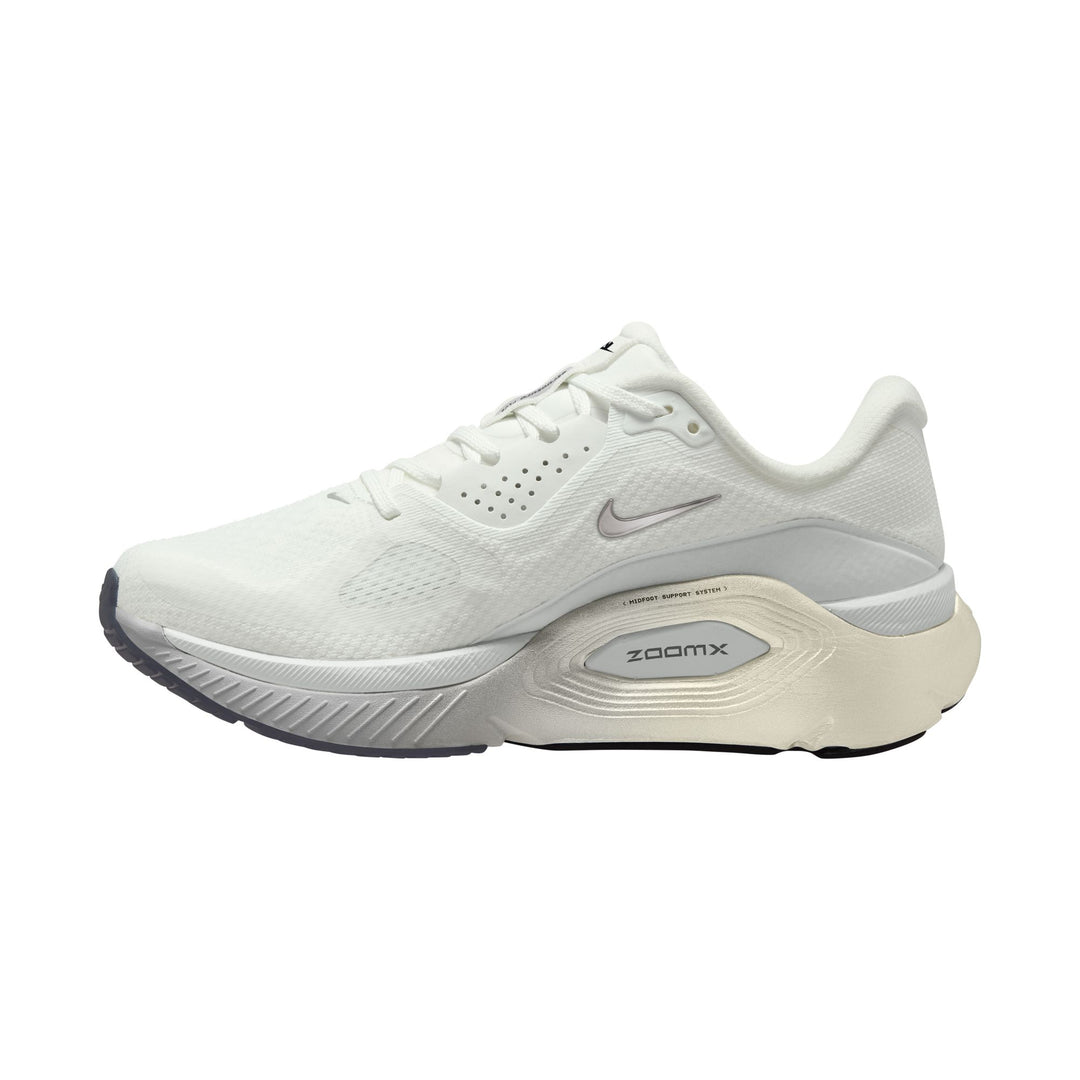 Nike Womens Structure Plus - Summit White/Metallic Silver/Photon Dust - Stability - FA26