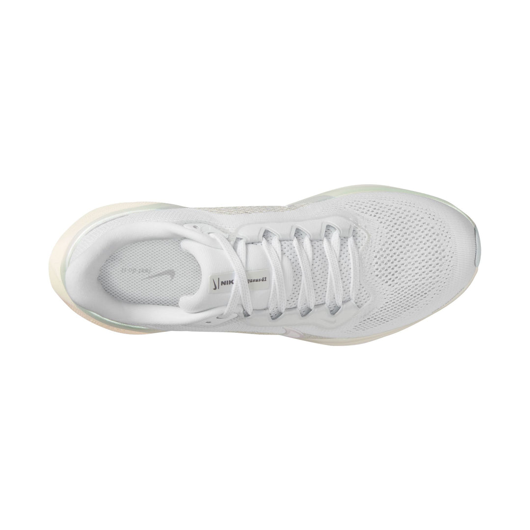 Nike Womens Pegasus 41 ESS - White/White/Chalk/Sea Glass - Neutral - SP26
