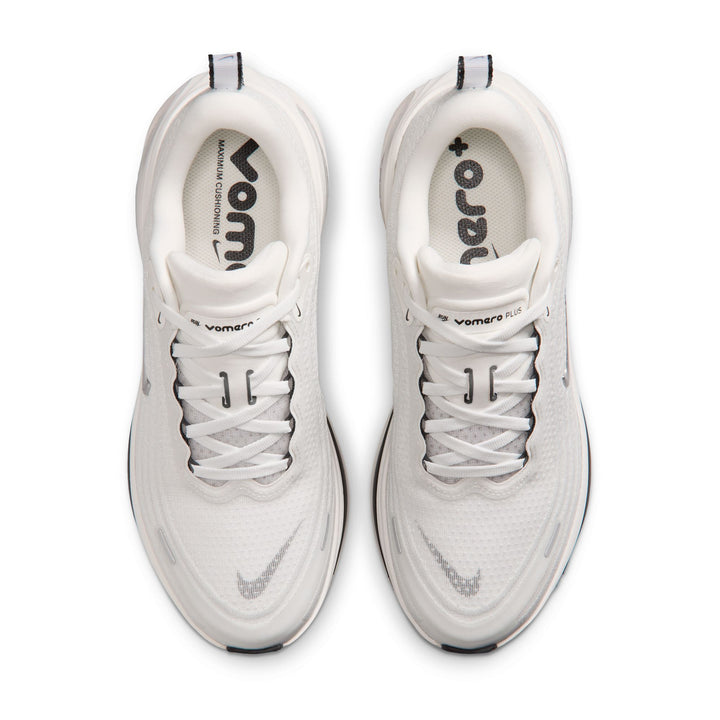 Nike Womens Vomero Plus - Summit White/Metallic Silver/Sail - Neutral - SU26