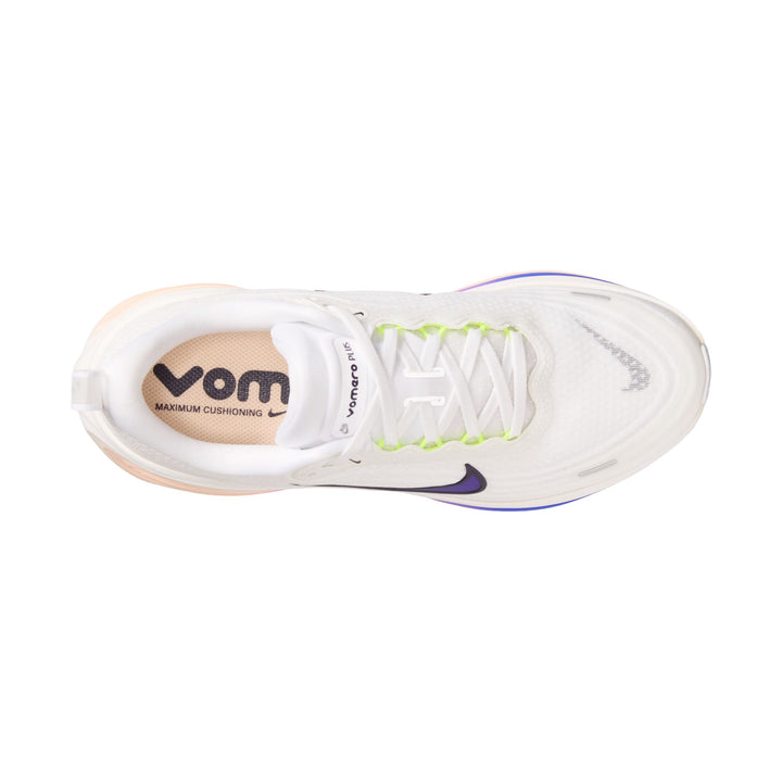 Nike Womens Vomero Plus - White/Purple Dynasty/Crimson Tint - Neutral - HO26