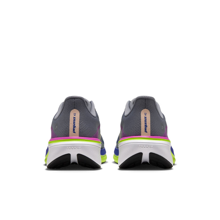 Nike Mens Pegasus 42 - Stealth/Purple Dynasty/Volt/Crimson Tint - Neutral - HO26