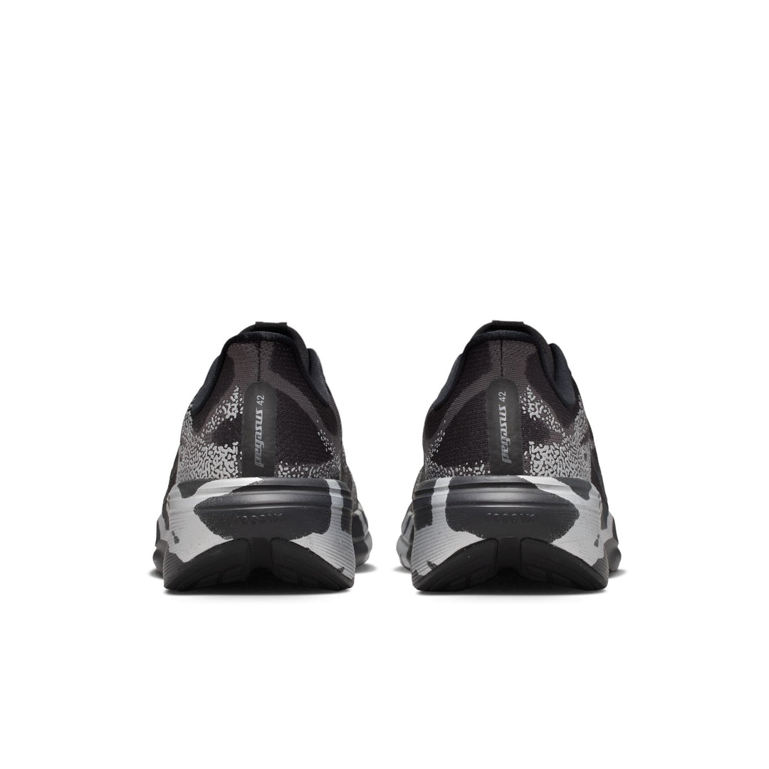 Nike Mens Pegasus 42 - Black/Black Medium/Ash Metallic Silver - Neutral - SU26