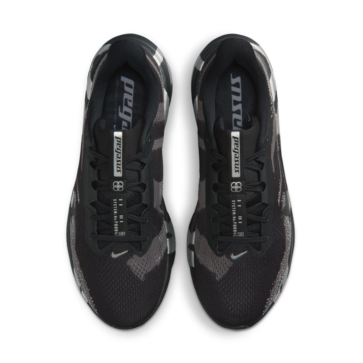 Nike Mens Pegasus 42 - Black/Black Medium/Ash Metallic Silver - Neutral - SU26