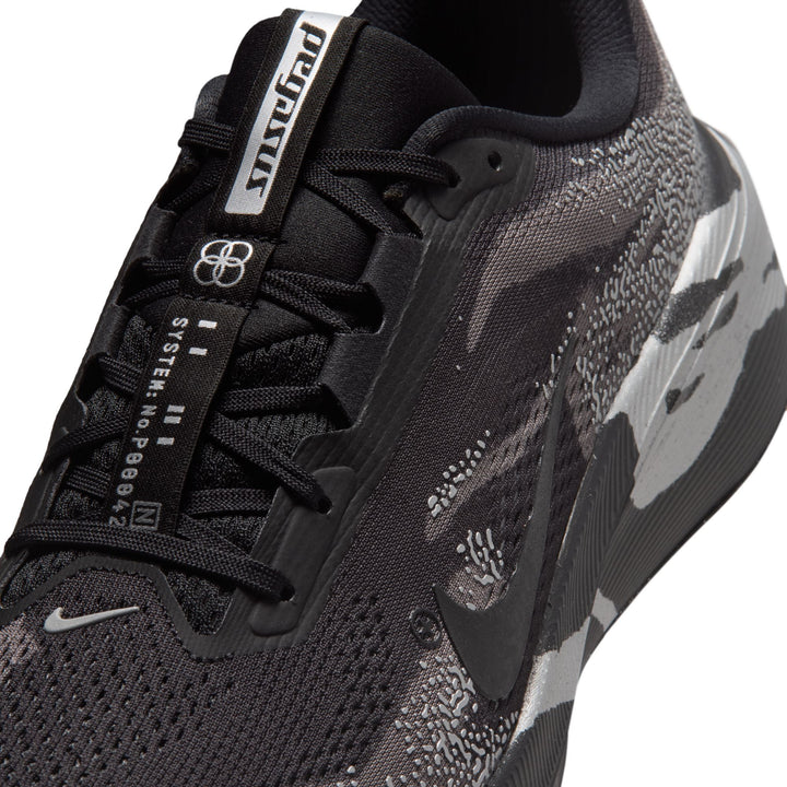 Nike Mens Pegasus 42 - Black/Black Medium/Ash Metallic Silver - Neutral - SU26