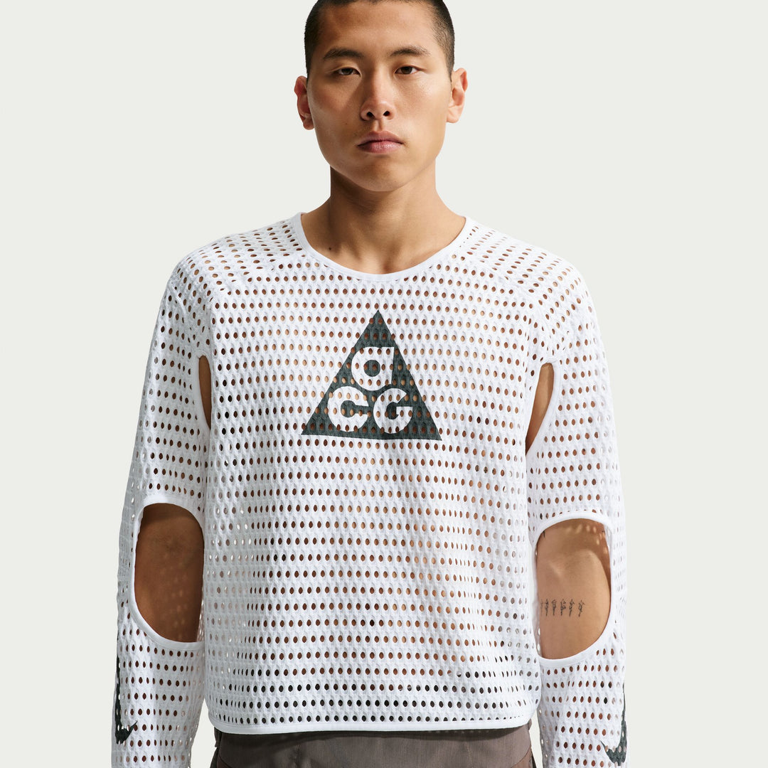 Nike Mens ACG Radical AirFlow NXT Dri-FIT L/S Trail Running Top - White/Anthracite - FA26