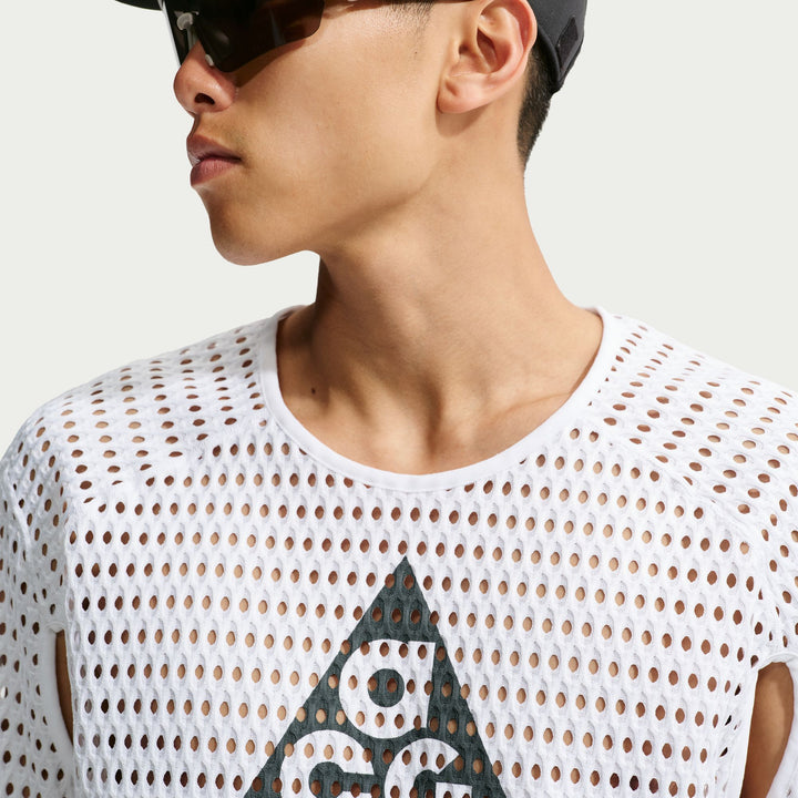 Nike Mens ACG Radical AirFlow NXT Dri-FIT L/S Trail Running Top - White/Anthracite - FA26