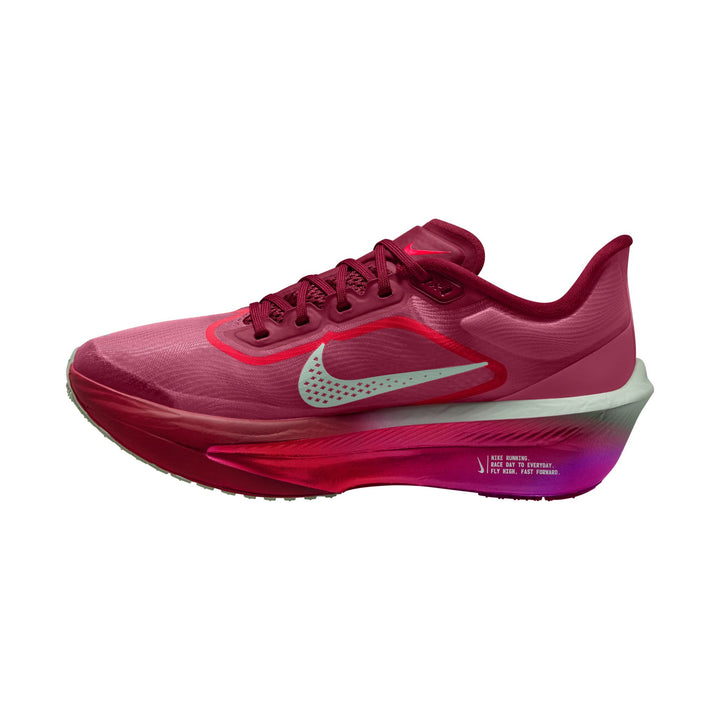 Nike Femme Zoom Fly 6 - Rouge équipe/Vert à peine/Cramoisi brillant - Neutre - SU26