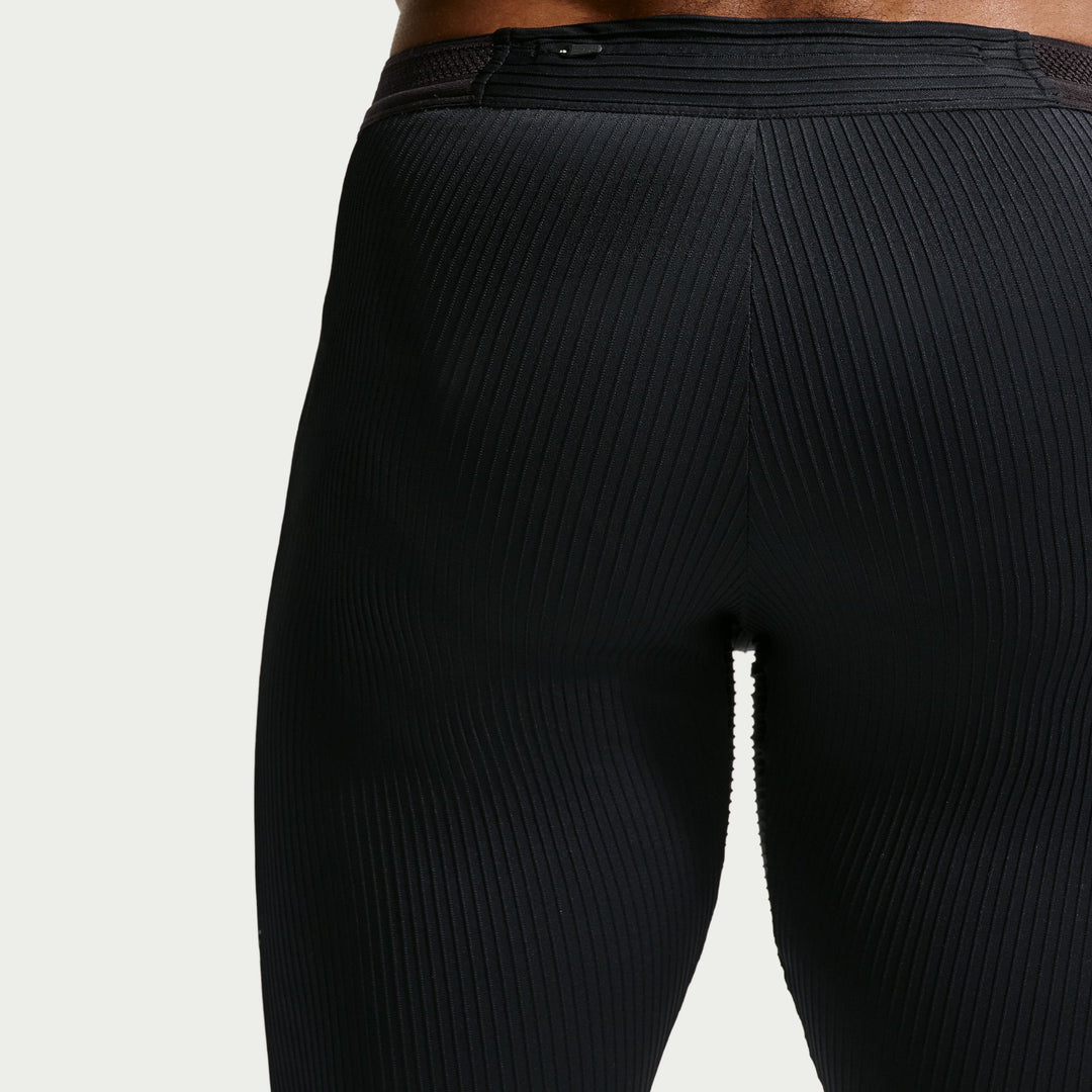 Nike Mens Dri-FIT ADV 1/2 Length AeroSwift Tights - Black/Dark Smoke Grey/Bright Crimson - SP26