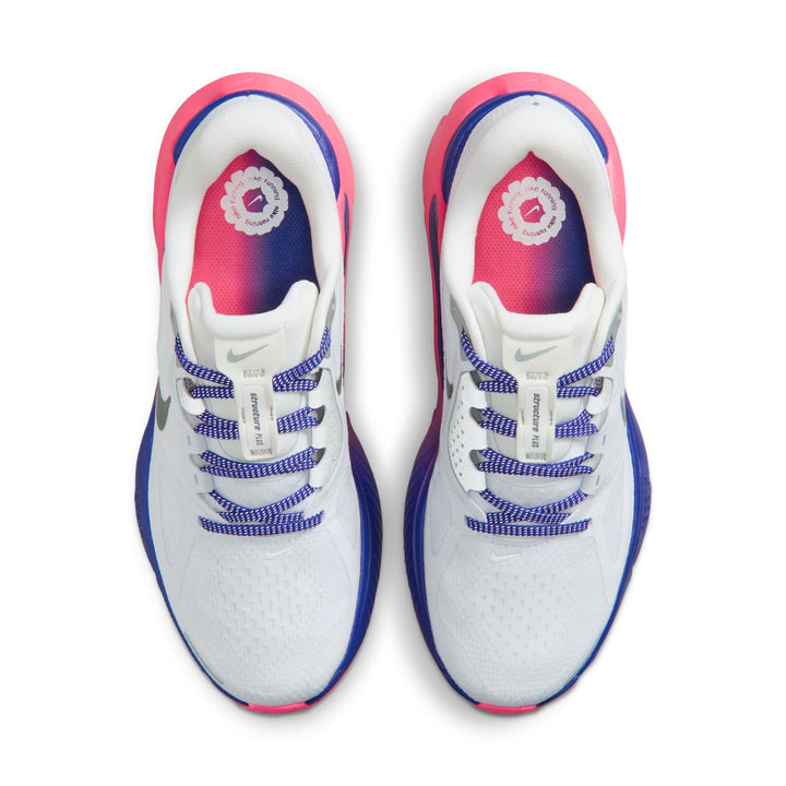 Nike Womens Structure Plus SE - White/Anthracite/Concord/Hyper Pink - Stability - SU26