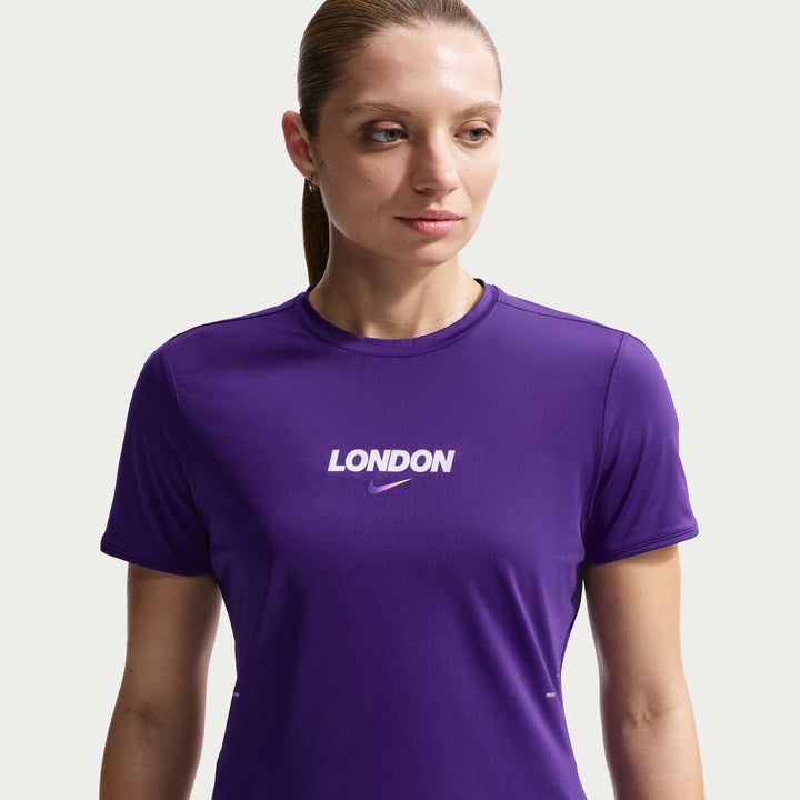 Nike Womens Swift Dri-FIT Running Tee - Court Purple - SP26